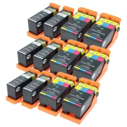   VHBW Ink Cartridge Set for Dell 22, 21, 23, 24 P513 Printer - Black/Cyan/Magenta/Yellow