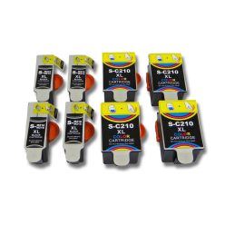 VHBW Tintenpatrone Samsung INK-M210, INK-M215 - B/C/M/Y