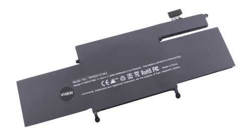 VHBW Notebook Battery Apple 020-8146, A1493, 020-8148 - 6330 mAh 11.34 V Li-polymer, black
