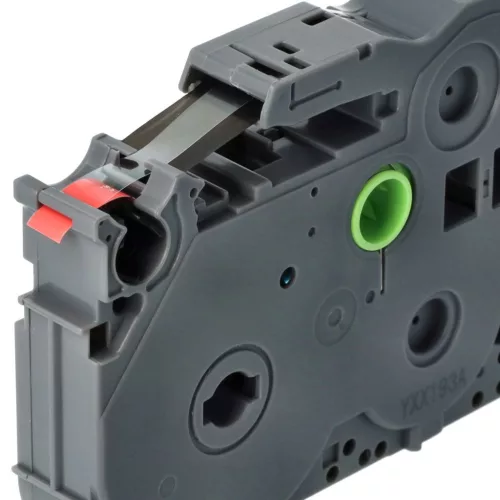 VHBW Brother TZE-411, TZ-411 Label Tape - 6 mm, Black-Red