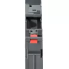 VHBW Brother TZE-411, TZ-411 Label Tape - 6 mm, Black-Red