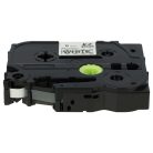 VHBW Brother TZE-SE1, TZ-SE1 Címkeszalag - 6 mm, Fekete-Fehér