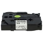 VHBW Brother TZE-SE1, TZ-SE1 Címkeszalag - 6 mm, Fekete-Fehér