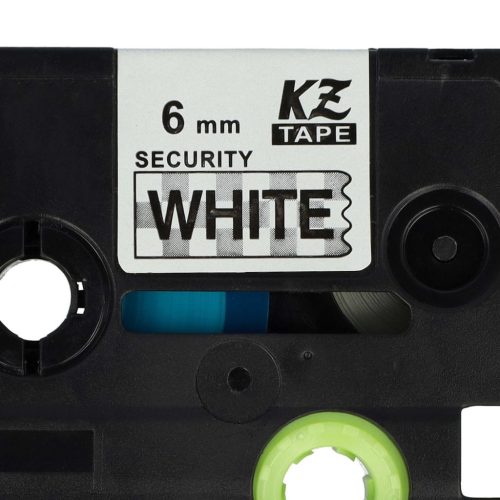 VHBW Brother TZE-SE1, TZ-SE1 Címkeszalag - 6 mm, Fekete-Fehér