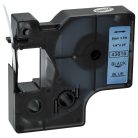 VHBW Dymo D1 43616 Label Tape – 6mm, Black-Blue