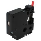 VHBW Dymo D1 Label Tape, 43617, 6 mm, Black-Red