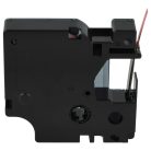 VHBW Dymo D1 Label Tape, 43617, 6 mm, Black-Red