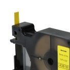 VHBW Dymo 43618 Label Tape, D1 - 6mm, Black-Yellow