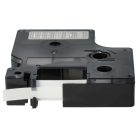 VHBW Dymo D1 Label Tape, 43620, 6mm, White-Clear