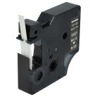 VHBW Dymo D1 Label Tape, 43621, 6 mm, White-Black