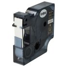 VHBW Dymo D1, 45024 Label Tape - 12 mm Black-Gold