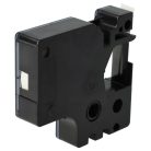VHBW Dymo D1 40910 Label Tape - 9mm, Black-Clear