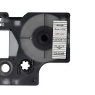 VHBW Dymo D1 40910 Label Tape - 9mm, Black-Clear
