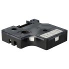 VHBW Dymo D1 40910 Label Tape - 9mm, Black-Clear