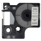 VHBW Dymo D1 40910 Label Tape - 9mm, Black-Clear