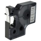 VHBW Dymo D1 40910 Label Tape - 9mm, Black-Clear