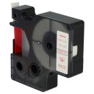 VHBW Dymo D1 40915 Címkeszalag, 9mm, Piros-Fehér