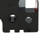 VHBW Dymo D1 40915 Címkeszalag, 9mm, Piros-Fehér