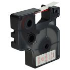 VHBW Dymo D1 40915 Címkeszalag, 9mm, Piros-Fehér