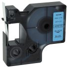 VHBW Dymo D1 Label Tape, 40916, 9mm, Black-Blue