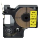 VHBW Dymo D1 Label Tape, 40918, 9 mm, Black-Yellow