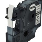 VHBW Dymo D1 Label Tape, 40920, 9 mm, White-Clear