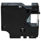 VHBW Dymo D1 Label Tape, 40920, 9 mm, White-Clear