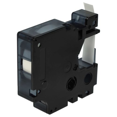 VHBW Dymo D1 Label Tape, 40920, 9 mm, White-Clear