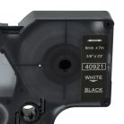 VHBW Dymo D1 Label Tape, 40921, 9 mm, White-Black