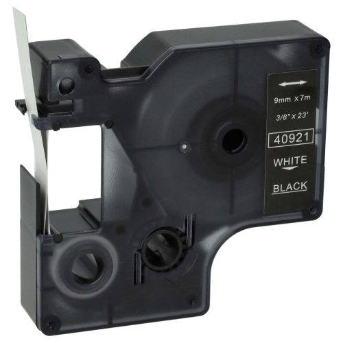VHBW Dymo D1 Label Tape, 40921, 9 mm, White-Black