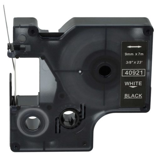 VHBW Dymo D1 Label Tape, 40921, 9 mm, White-Black