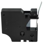 VHBW Dymo D1 40922 Label Tape - 9mm, Black-Silver