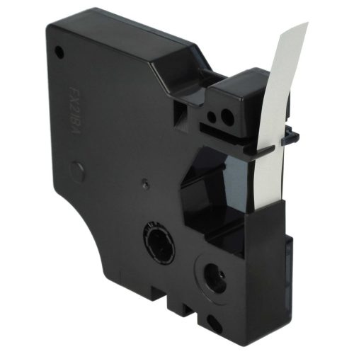 VHBW Dymo D1 40922 Label Tape - 9mm, Black-Silver