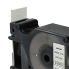 VHBW Dymo 45800, D1, S0720820 Label Tape - 19 mm, Black-Clear