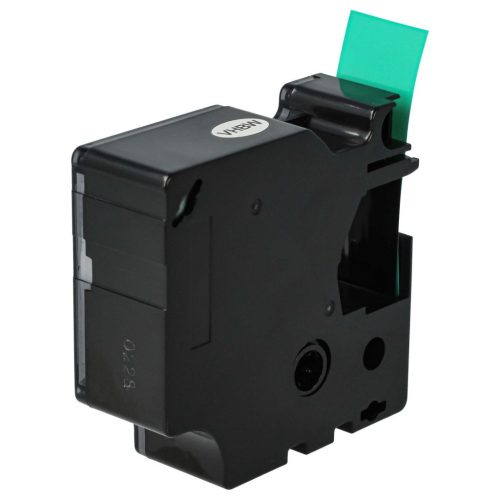 VHBW Dymo 45809 Label Tape, D1 - 19 mm, Black-Green