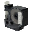 VHBW Dymo D1 Label Tape, 45810, 19mm, White-Clear