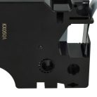 VHBW Dymo D1 Label Tape, 45812, 19 mm, Black-Silver