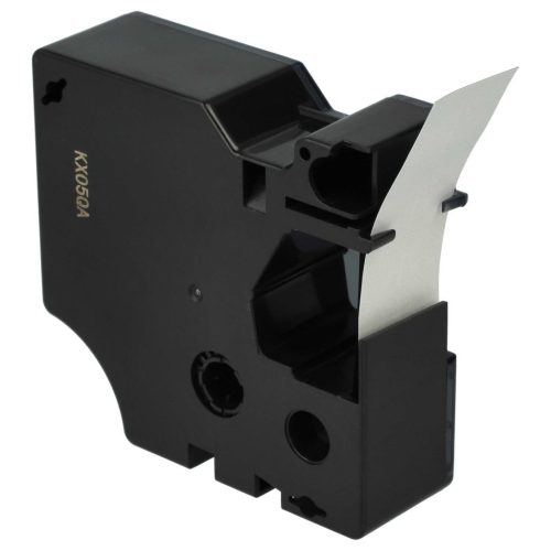 VHBW Dymo D1 Label Tape, 45812, 19 mm, Black-Silver