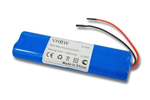 VHBW Emergency Lighting Battery Beltrona, Elro - 900 mAh 4.8 V NiMH