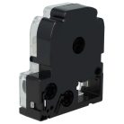 VHBW Epson LC-2WBN Etikettenband - 6 mm, Schwarz-Weiß