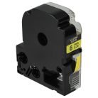 VHBW Epson LC-2YBW Etikettenband, 6mm, Schwarz-Gelb