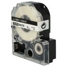 VHBW Epson LC-3WBN Etikettenband, 9 mm, Schwarz-Weiß