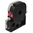 VHBW Epson LC-3YRN Etikettenband - 9 mm - Schwarz/Rot