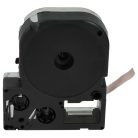 VHBW Epson LC-3YRN Etikettenband - 9 mm - Schwarz/Rot