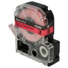 VHBW Epson LC-3YRN Etikettenband - 9 mm - Schwarz/Rot