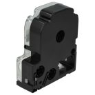 VHBW Epson LC-3BWV Etikettenband - 9mm, Weiß-Schwarz