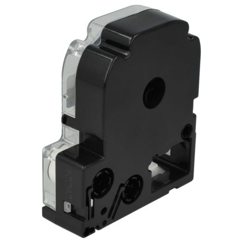 VHBW Epson LC-3BWV Etikettenband - 9mm, Weiß-Schwarz