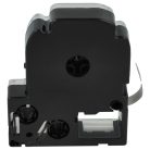 VHBW Epson LC-3BWV Etikettenband - 9mm, Weiß-Schwarz