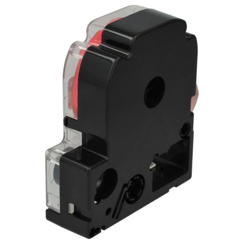VHBW Epson LC-4YRN Label Tape - 12 mm, Black-Red
