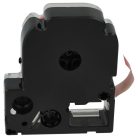 VHBW Epson LC-4YRN Label Tape - 12 mm, Black-Red